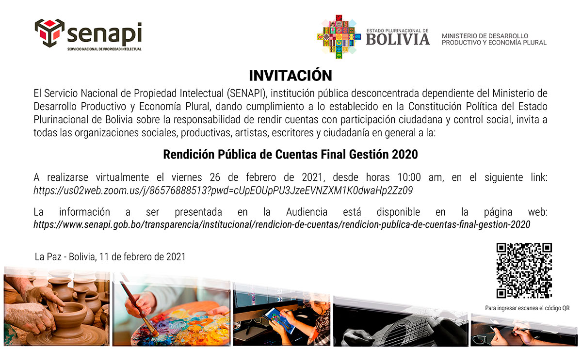 Rendición Pública de Cuentas Final Gestión 2020