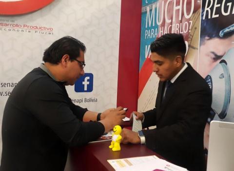 PRENSA 20180723 01 SENAPI PARTICIPÓ EN LA FERIA LA PAZ EXPONE