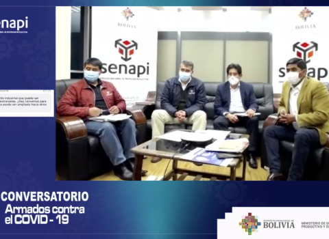 PRENSA 20210701 01 EL SENAPI REALIZA PRIMER CONVERSATORIO CON INVENTORAS E INVENTORES BOLIVIANOS PARA ENFRENTAR LA PANDEMIA DEL COVID-19