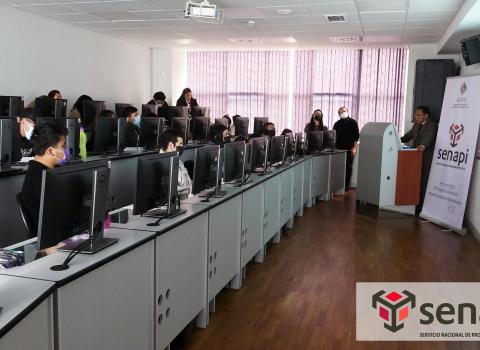 PRENSA 20220905 01 SENAPI CAPACITA A ESTUDIANTES DE MARKETING Y MEDIOS DIGITALES DE LA UCB