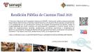 Rendición Pública de Cuentas Final Gestión 2021